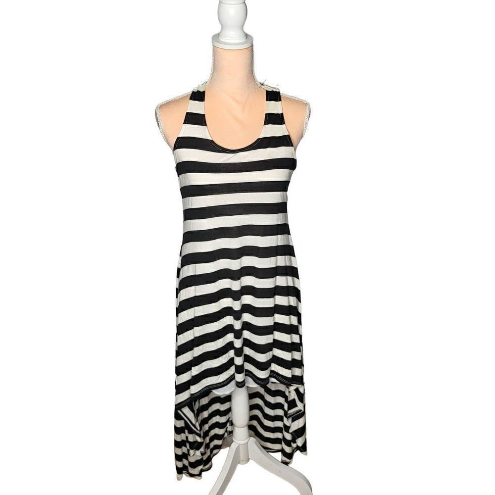 The Impeccable Pig Stripe High Low Dress